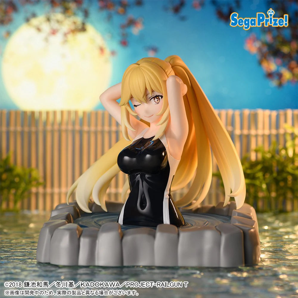 Original Genuine SEGA Thermae Yu~topia Misaka Mikoto Shokuhou Misaki Action Figure (To Aru Kagaku no Railgun T) Anime Model Toys