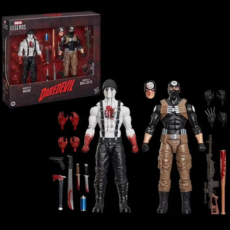 【Pre Sale】Original Hasbro Marvel Legends Series MARVEL'S MUSE/MARVEL'S BULLSEYE Anime Figure Toy Collection Model