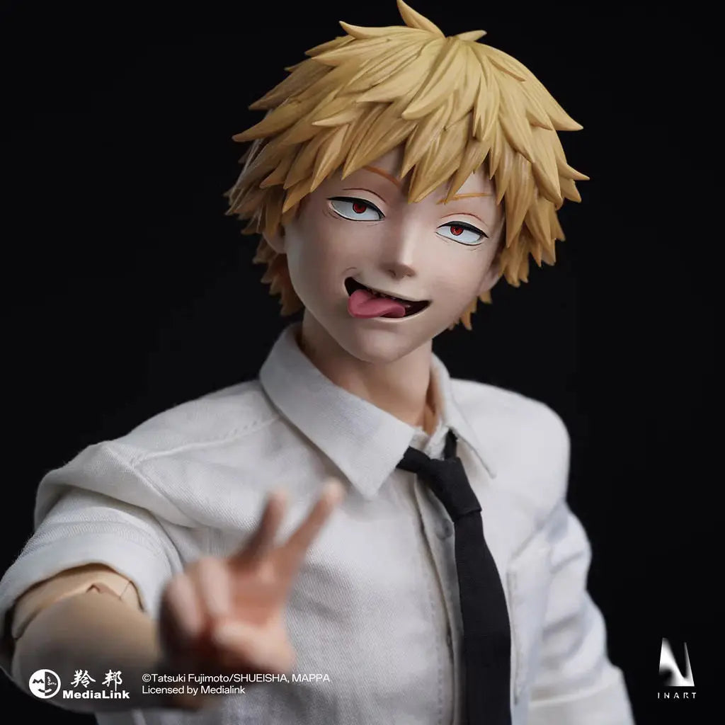 In Stock INART Queen Studios 1/6 Scale MAG016 Chainsaw Man Denji Action Figure Anime Model Trendy Toys Desktop Doll Collectibles