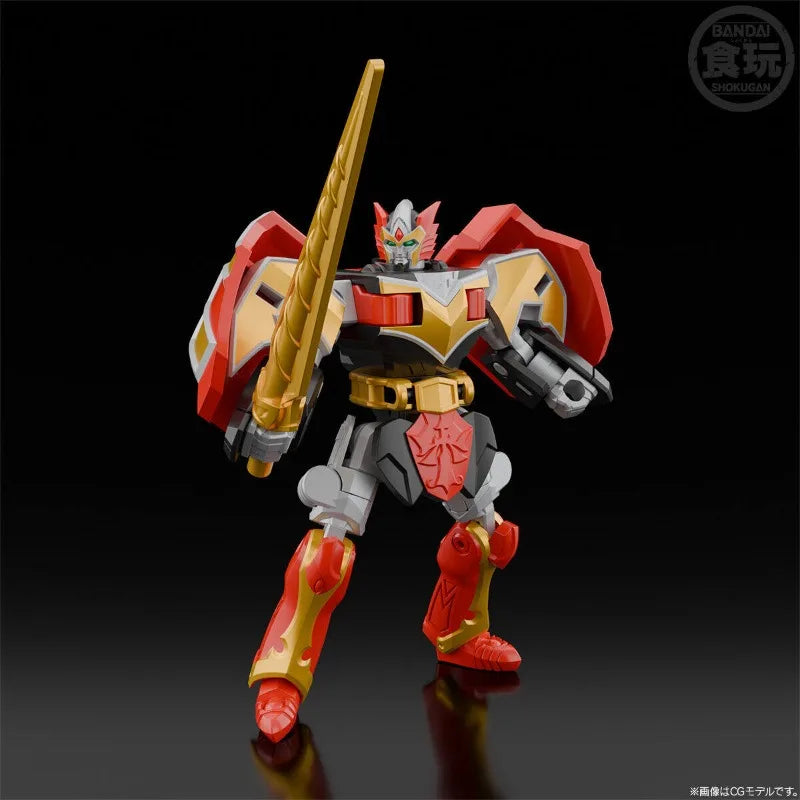 Bandai Genuine SMP SHOKUGAN SAINTKAISER Sky Fusion Mahou Sentai Anime Action Figure Collectible Assembly Model Toy Gift Children