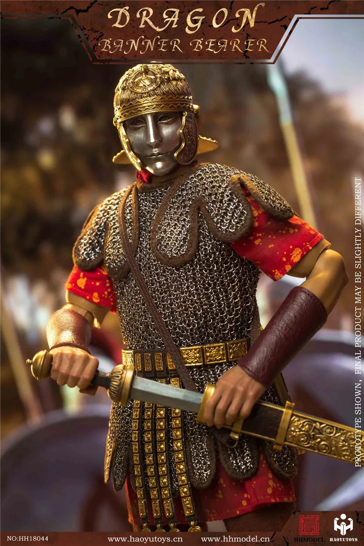 HHMODEL x HAOYUTOYS HH18044 1/6 Empire Series Dragon Flag Bearer Model Toy Full Set 12 Inch Action Figures For Fans Collection