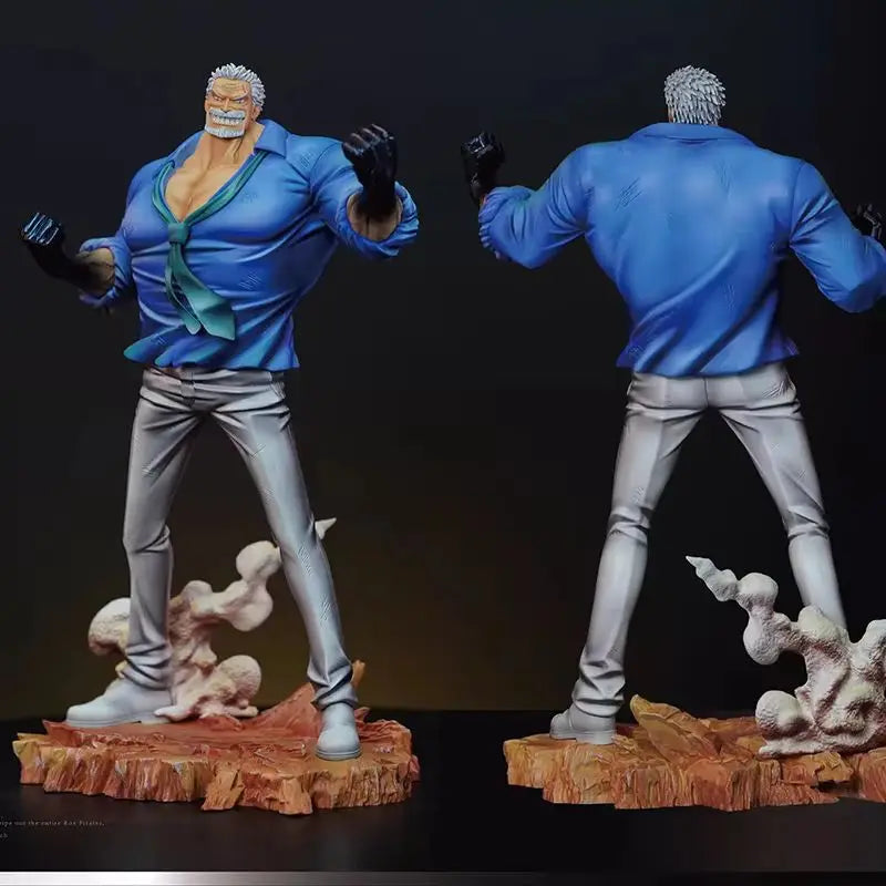 One Piece Anime Statue MONKEY D GARP 30cm Hero Garp Hand Made Anime Peripheral Pvc Model Toy Desktop Decoration Gift