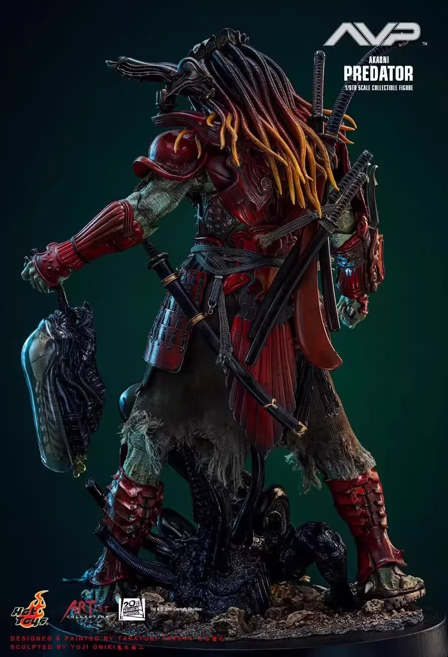 HOTTOYS HT 1/6 AC06B Predator red ghost warrior Alien venue limited edition Action Figure Model Toys 12-inch collectible