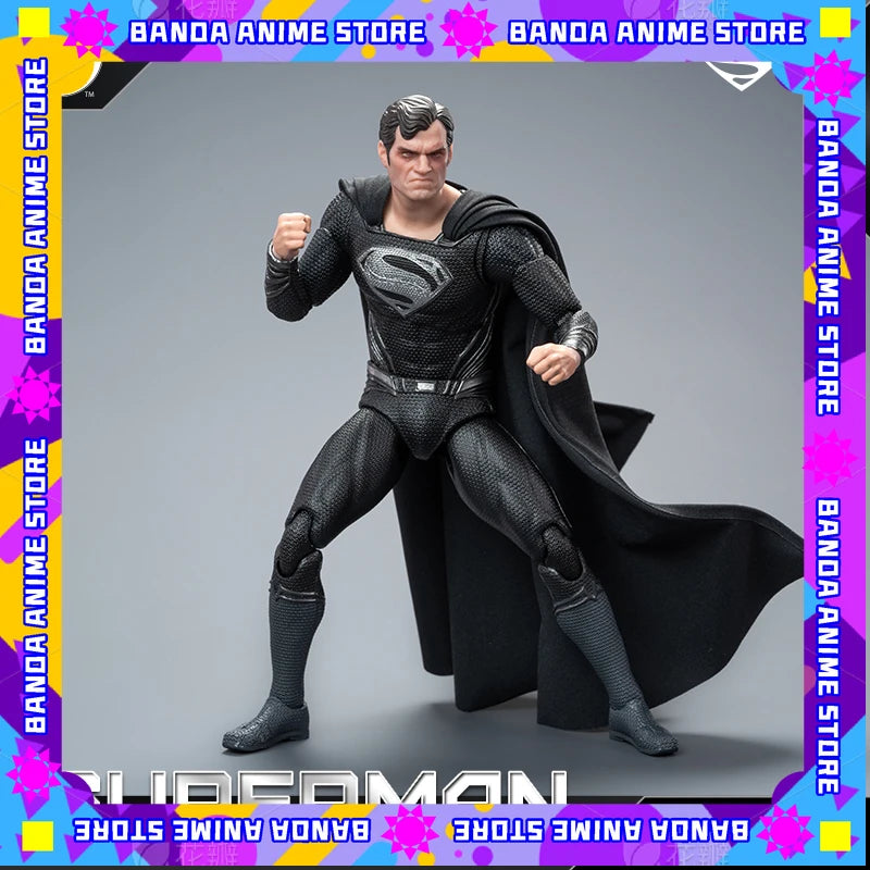 New Fondjoy 1/9 Black Superman 2.0 Action Figure DC Zack Snyder Justice League Anime Figurine Statue Model custom Kid Toys Gifts