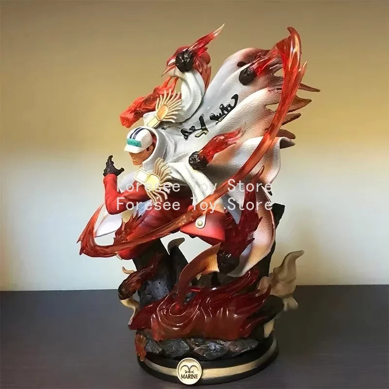 36cm Sakazuki Figure ONE PIECE Anime Surroundings Figure Light-up Collection Desktop Ornament Decorations Best Gift for Children