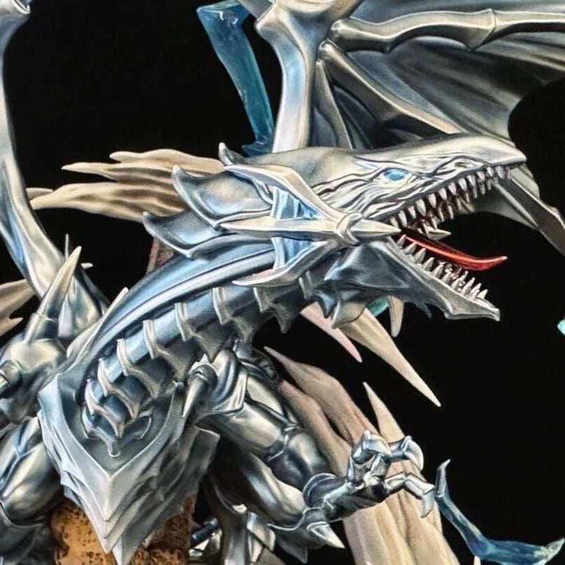 MegaHouse Yu-Gi-Oh! Blue-Eyes White Dragon Anime Themed Collectible Figure Scene Model Gift for Tabletop Gng