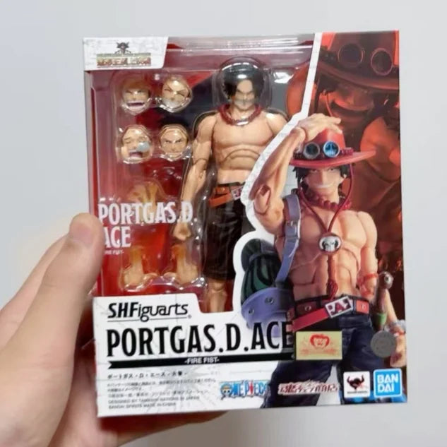 In Stock Original Bandai S.H.Figuarts ONE PIECE SABO REVOLUTIONARY ARMY CHIEF OF STAFF AnimeAction Figure Model Toy Gift