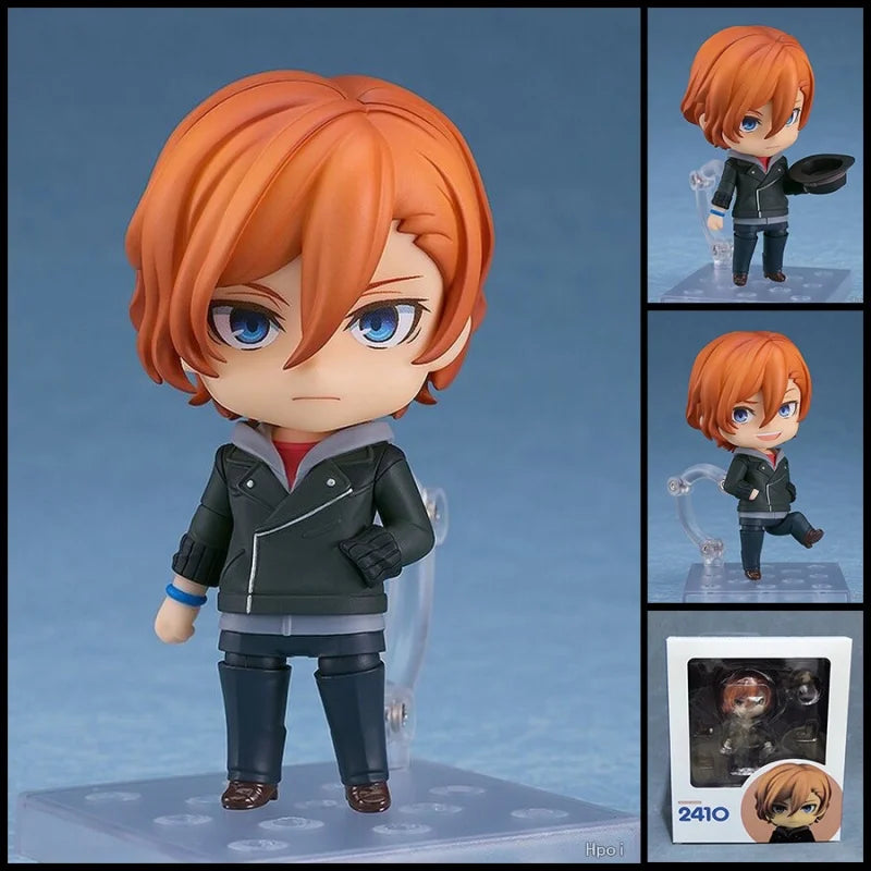 Nendoroid Bungo Stray Dogs Action Figure PVC Q Version Edogawa Ranpo 2348 Chuya Nakahara 676 Dazai Osamu 657 Model Toys For Kid