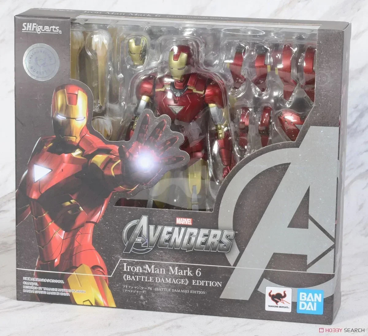 Bandai Shf Marvel Avengers Endgame Edition Captain America Iron Man Mk6 Thor Hulk Action Figure Collectible Gift Toy【In Stock】