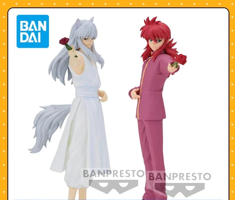Original Bandai Q Posket YuYu Hakusho Kurama Anime-Actionfiguren-Sammlerstück, Ornamente, Spielzeugfigur, Geburtstagsgeschenk
