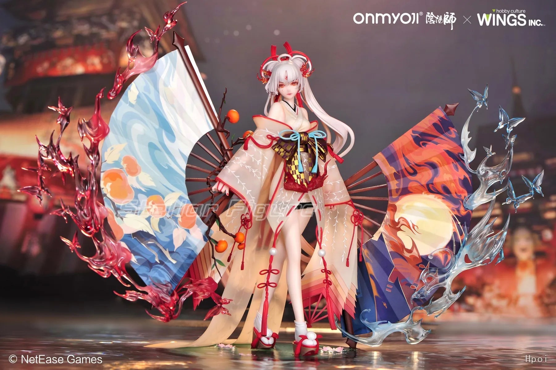 【SF】In Stock Original WINGS INC Onmyoji Shiranui Night Fire Lige Figures Model Anime Collection