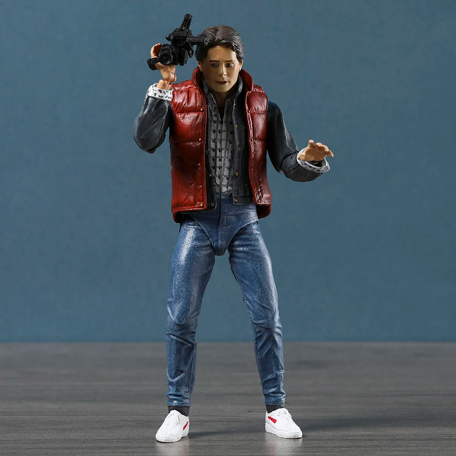 NECA Back to the Future Marty McFly Guitar Ultimate Action Figure Doll Handmade Model Toy