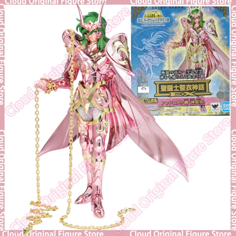 in Stock 100% Original BANDAI SAINTS CLOTH MYTH EX Andromeda Shun God Cloth Model Collection Doll Toy Gift Hobby