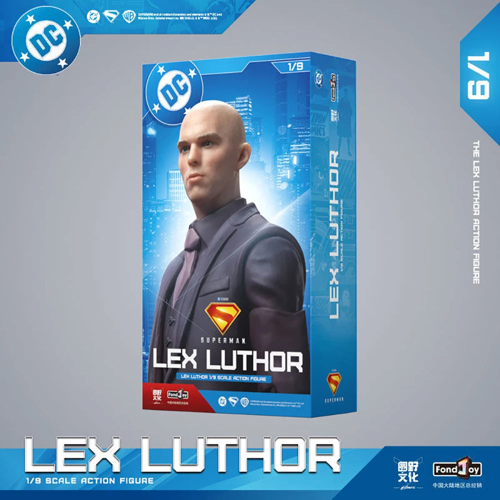 New Original FONDJOY DC Lex Luthor Action Figures Movie Collectible Model Desktop Ornament Creative Christmas Gifts for Boys