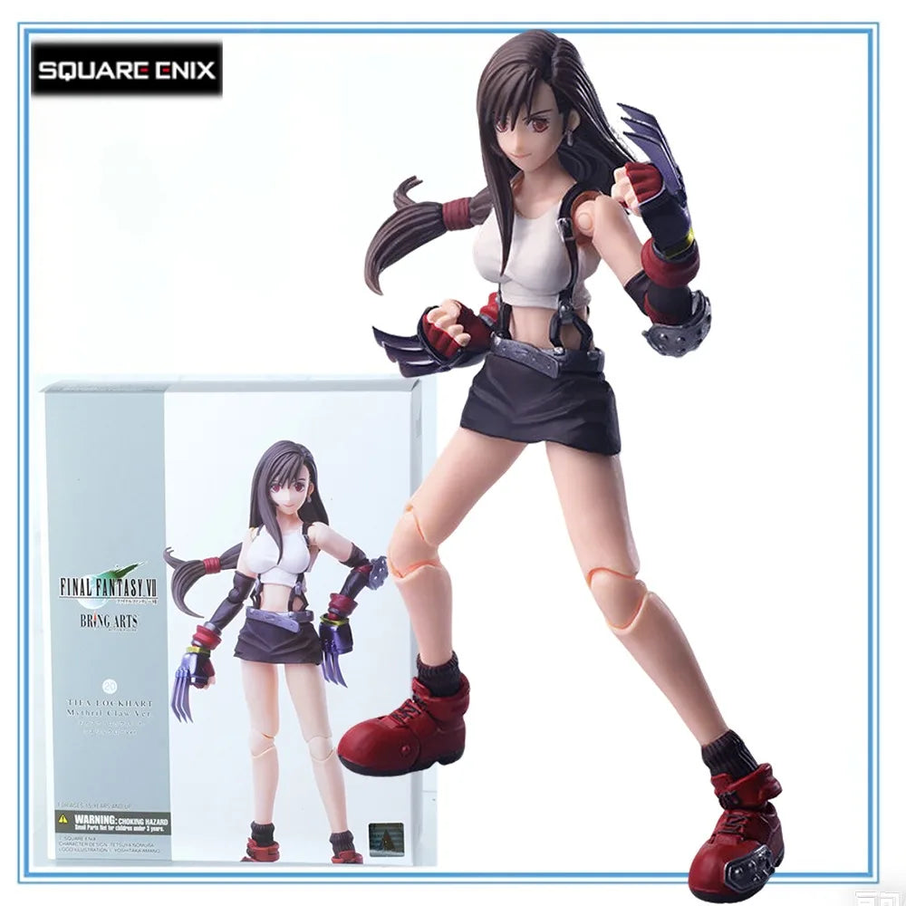 100% Original in Stock Square Enix Bring Arts Tifa Lockhart Mythril Claws Ver.  Action Figure Collection Series Model Toys