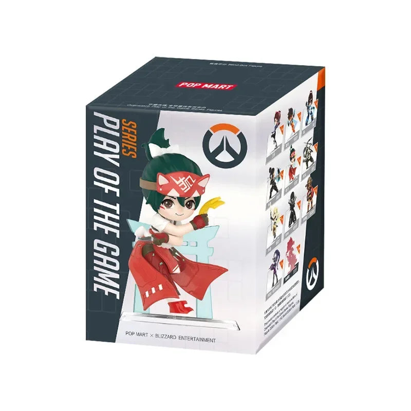 POP MART Overwatch Play of The Game Series Trendy Blind Box Toys Mystery Box Mistery Action Figure Surprise Model Gift