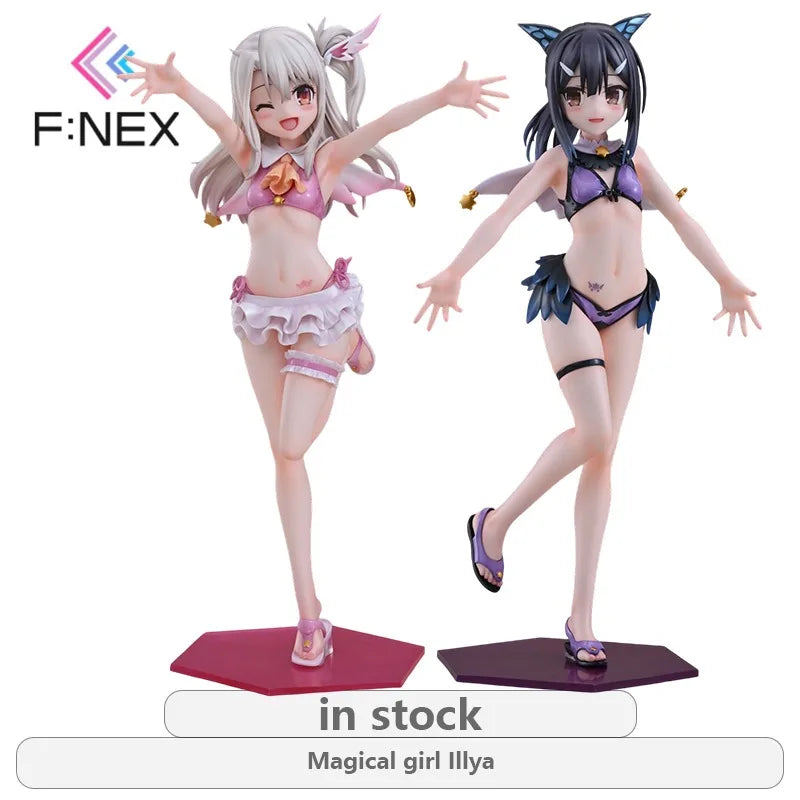 F:NEX Original Magical Girl Illya Swimsuit Series Ilyasfel Von Einz Beren\Meiyou Edfeldt Not Movable Figure Statue Model Toys