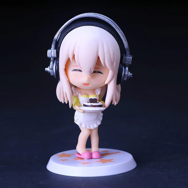 SUPER SONICO THE ANIMATION Anime Figures SUPER SONICO Kawaii Model Doll Peripherals Figures Manga Anime Action Gift Toys Game
