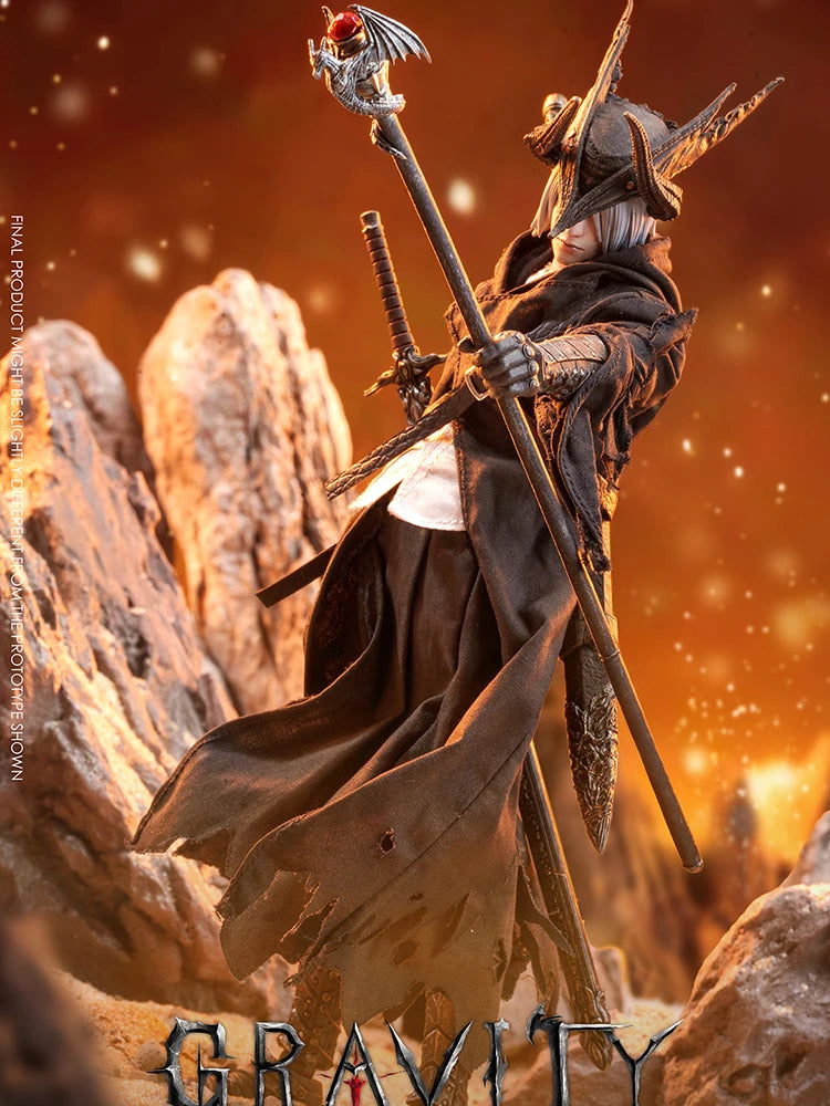 In Stock VTOYS Studio VSD009 1/12 Dragon Monster Hunter Gravity Garden 17cm Cloth Action Figure Long Sword Ornament Soldier