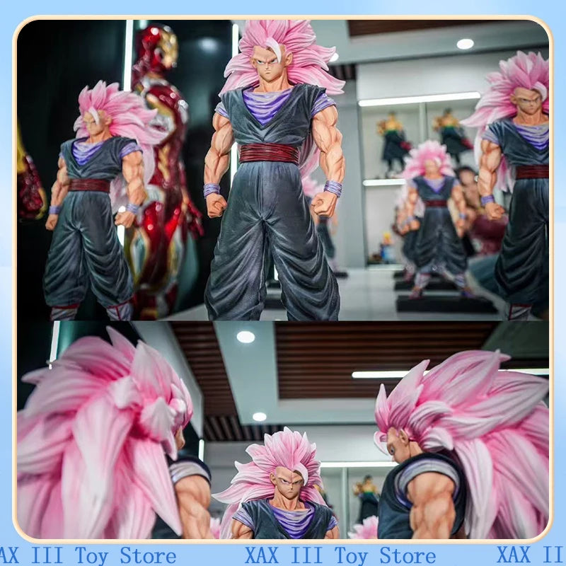 Hot Jt Dragon Ball Anime Figure Son Goku Figurine Ssj3 Goku Figurine Super Saiyan 3 Goku Figures Pvc Statue Model Toys Boy Gift