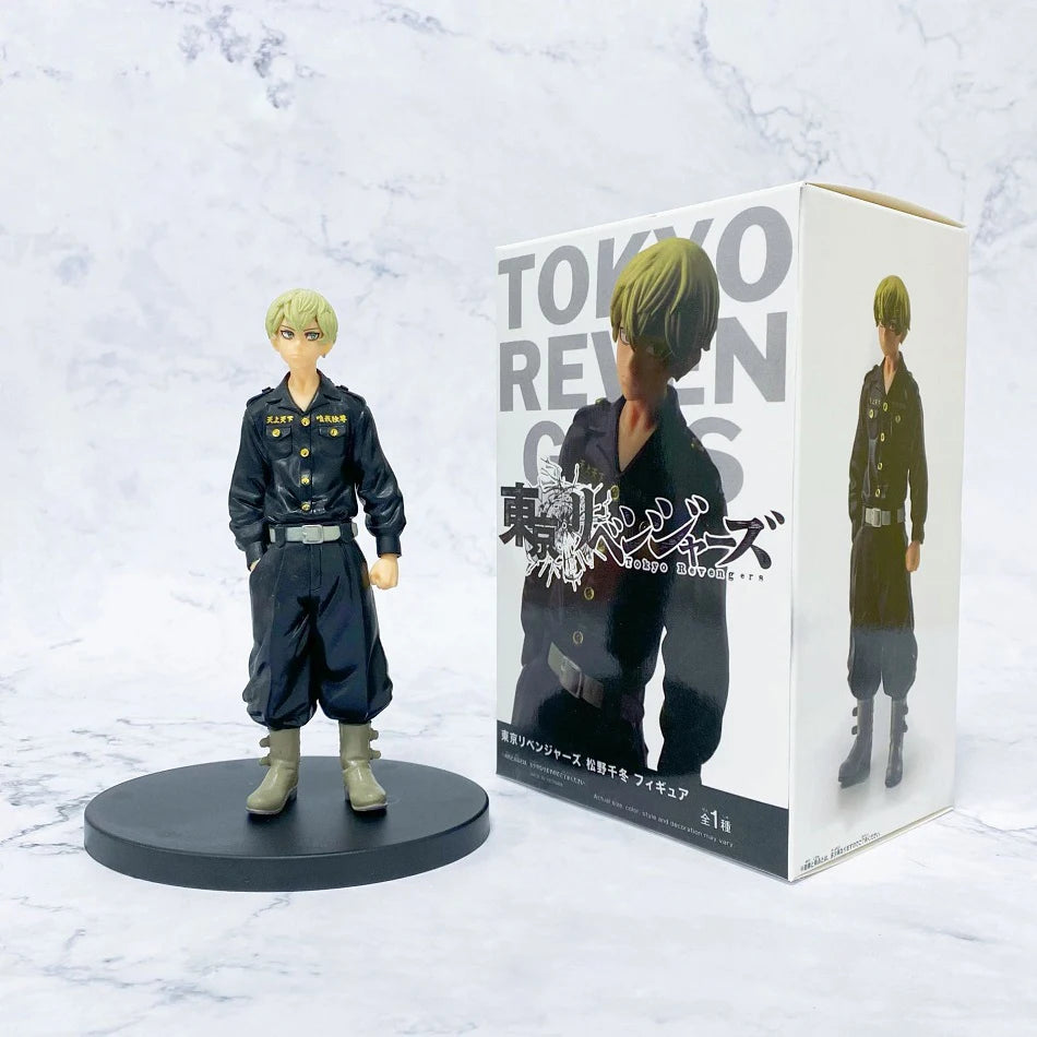 18cm 5pcs Tokyo Avengers Animation Peripheral Hanagaki Martial Arts Venue Keisuke Hanma Shuji Lin Ryohei Figure Christmas Gift