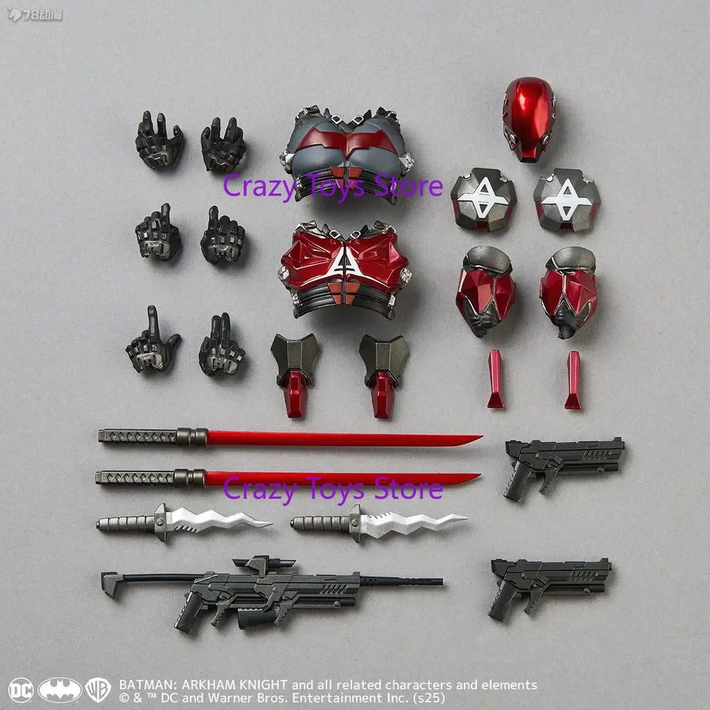 In Stock Original Kaiyodo Revoltech Yamaguchi Arkham Knight 1.5 PVC Anime Action Collectible Figure Model Toy Collection