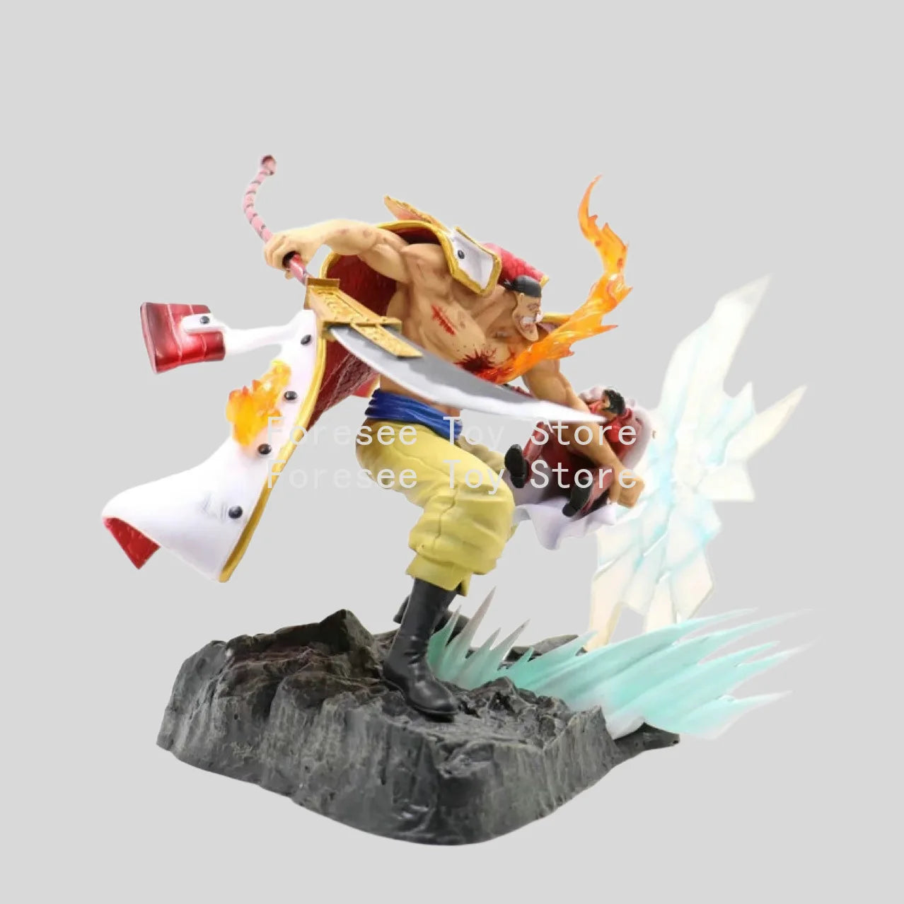 29cm Edward Newgate Battle Sakazuki Figure ONE PIECE Anime Figures Game Peripherals Desktop Decoration Best Gifts for Children