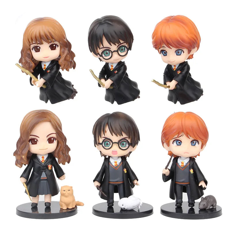 10cm Original Q Posket  Series Version Role Draco Malfoy Hermione Action Figure Anime Collectible Kids Doll