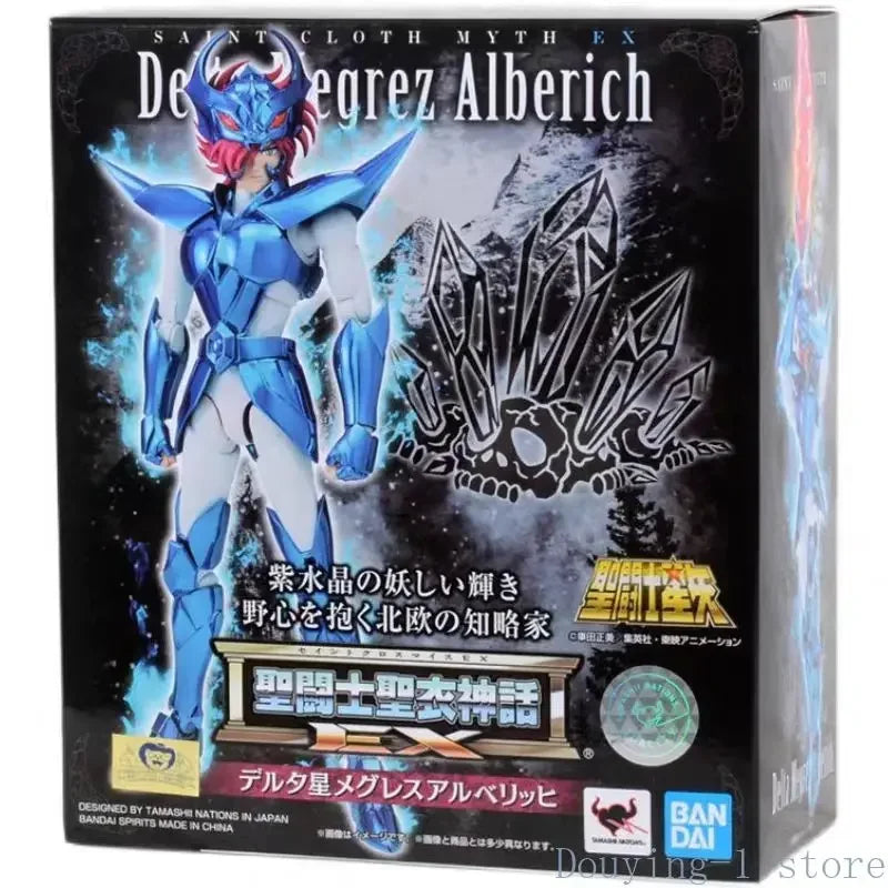 BANDAI Saint Seiya Saint Cloth Myth EX Delta McGrath Alberich 18cm Anime Character Figure Model Collection Toy Gift