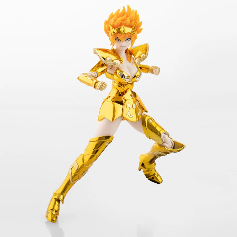 Pre-order Great Toys/GT Saint Seiya Myth Cloth EX Leo Sandy Holy Contract Female Zodiac Knights of Action Figure Model