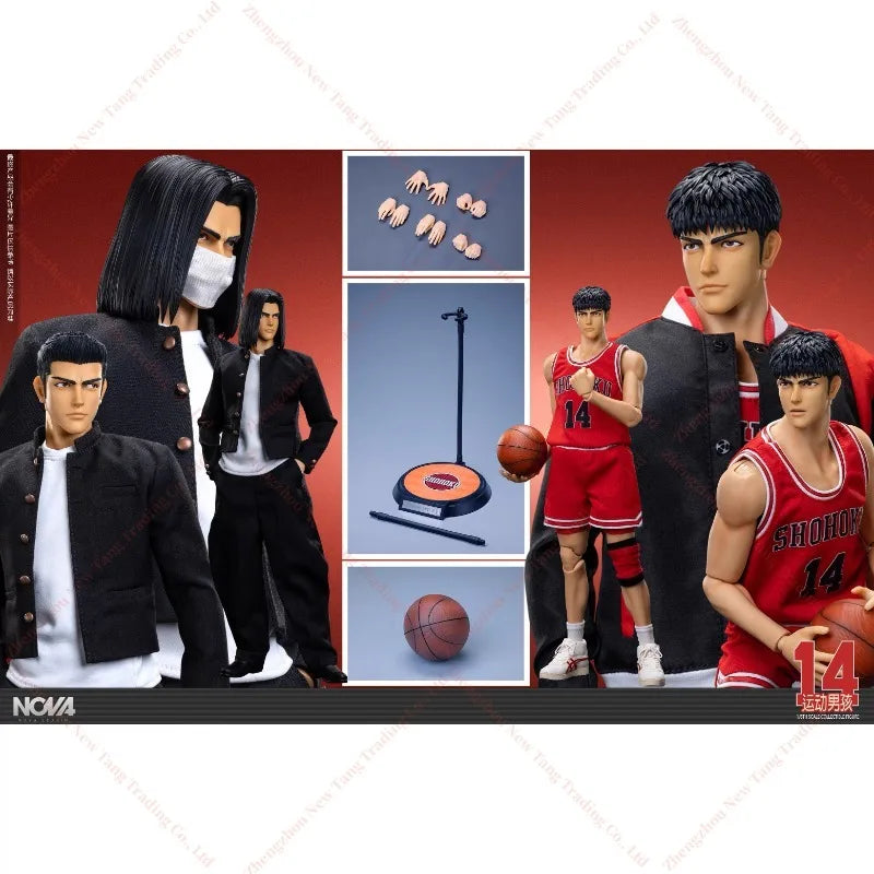 In Stock Original NOVA STUDIO 1/6 No. 14 Sports Boy Slam Dunk Mitsui Hisashi Action Figure Collection of Gifts