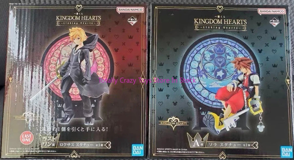 Kingdom Hearts Original Bandai Ichiban Kuji Sola Heart to Heart Anime Figure Boxed Model Collectible Statue Gifts For Boys Stock