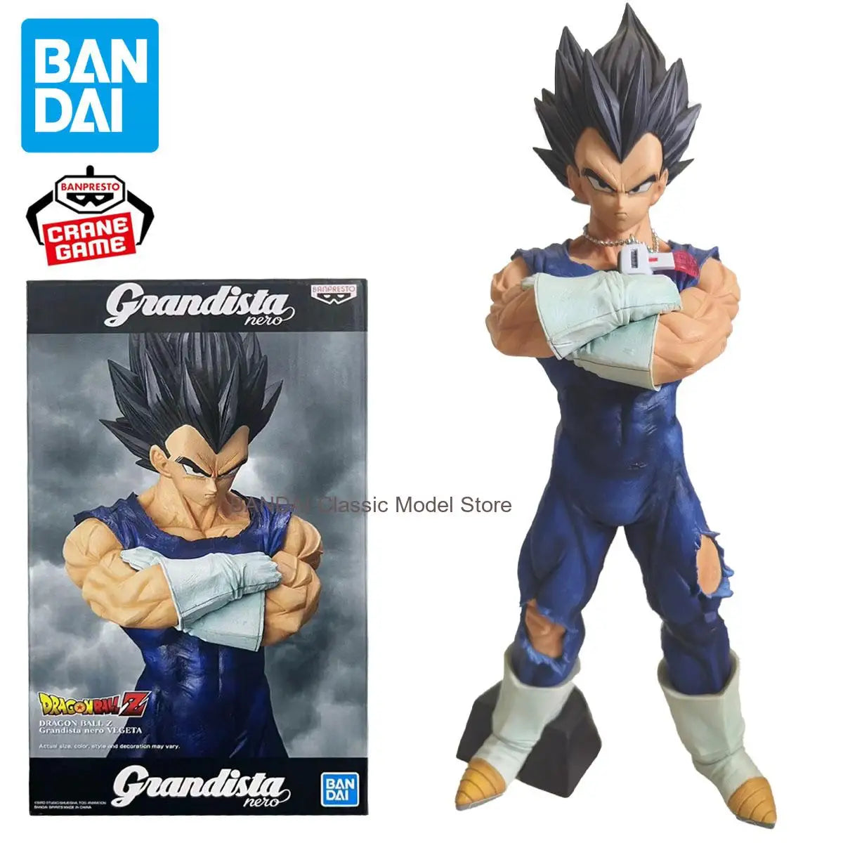 100% Original in Stock Bandai Spirits BANPRESTO Grandista Dragon Ball Z Majin Vegeta SSJ Collection Series Anime Figure