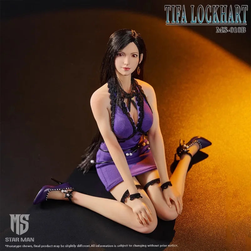 New Stock STAR MAN MS-010B 1/6 Women Soldier Tifa Lockhart Japanese Anime Combat Role Playing Game Doll Action Figure Model Toys