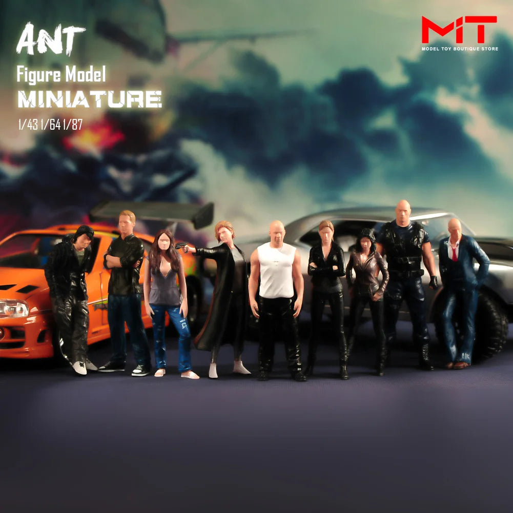 Miniatures Figures 1/87 1/64 1/43 1/24 1/18Film Characters Male Female Scene Painted/Unpainted Figurine Model DIY Creative Props