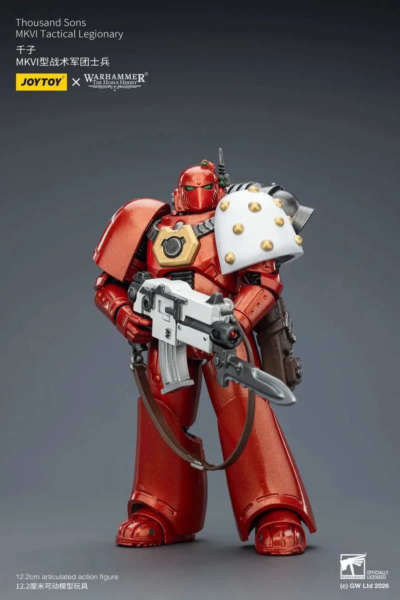 JOYTOY Warhammer 40000/40k The Horus Heresy Thousand Sons MKVI Tactical Legionary Action Figure Doll Decoration Collection Model