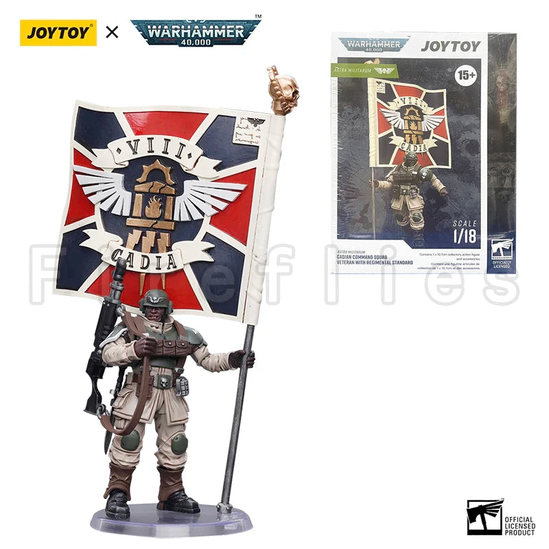 1/18 JOYTOY Action Figure (5PCS/SET) 40K Cadian Command Squad Anime Model Toy