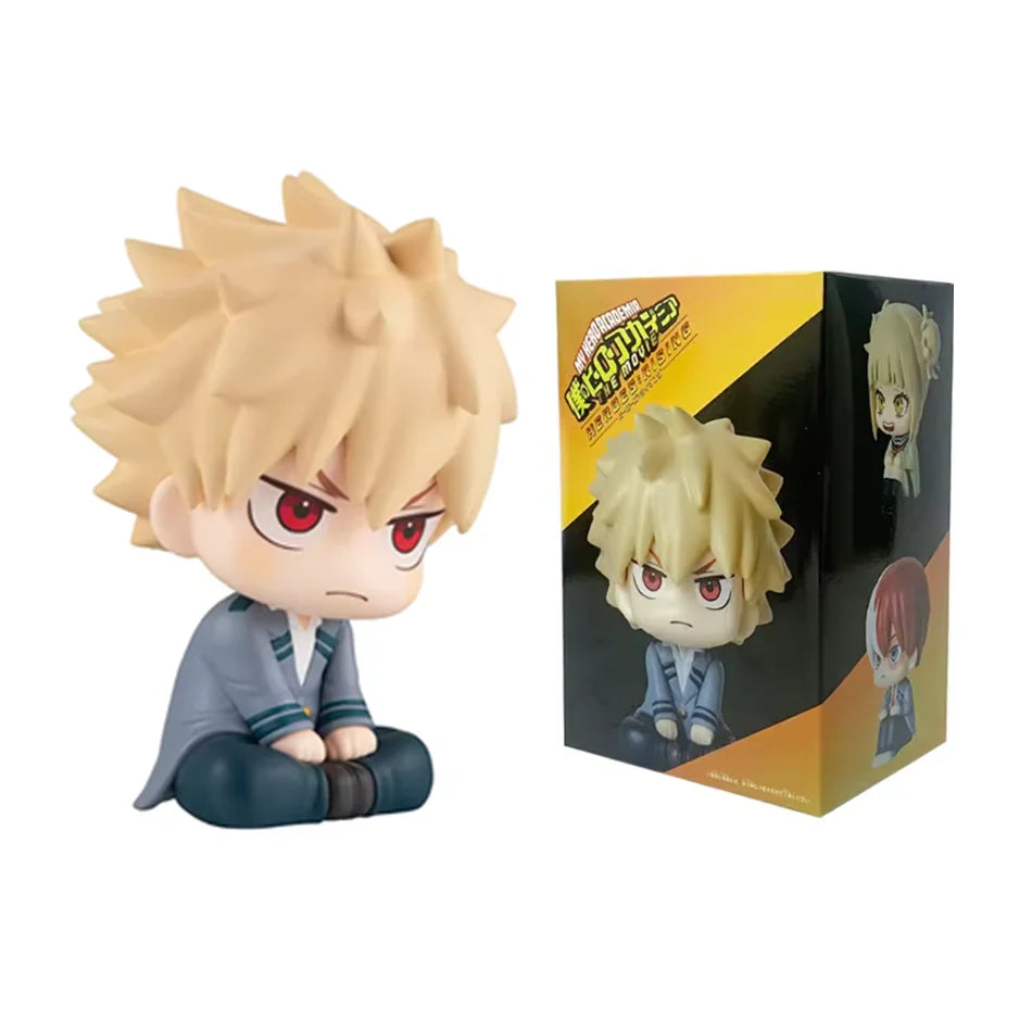 In Stock New Anime My Hero Academia Midoriya Izuku Bakugou Katsuki Ochaco Uraraka Anime Figure Toys for Kids Christmas Gift