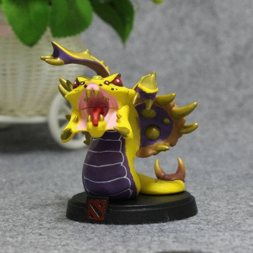 Dota 2 Figure Action Heroes Set Jakiro Shadow Fiend Snapfire Earthshaker Drow Ranger Rubick Treant PVC Q Version 4" Toy Doll