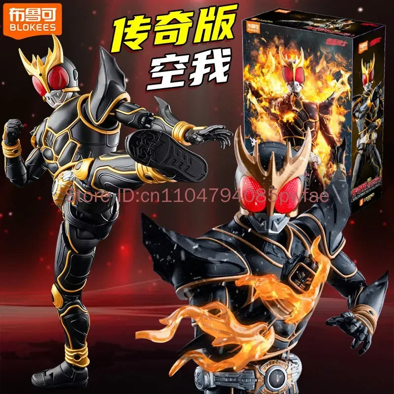 Blokees Kamen Rider Kuuga Ultimate Form Buildable Block Action Figure - Posable Collectible Decor for Anime Hobby Fans