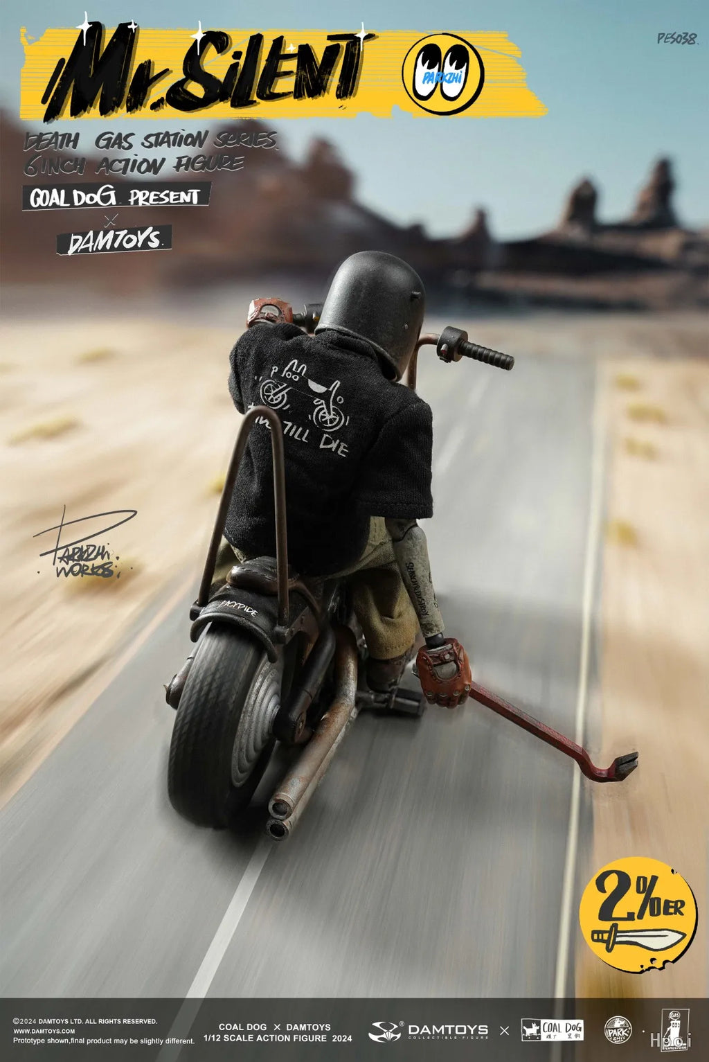 【Original】Coal Dog DAMTOYS PES038 PES040 Death Gas Station Series Mr.silent 1/12 Scale Action Figure Model Toy