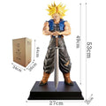 53cm JT Statue Dragon Ball Z 2% Trunks Torankusu Future Super Saiyan Large Size Action Figures Collection Mode Doll Toy Gift