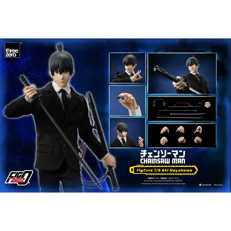 Orignal 3A Threezero FigZero 1/6 Chainsaw Man Denji Makima Aki Hayakawa Power In Stock Anime Collection Figures Model Toys ﻿