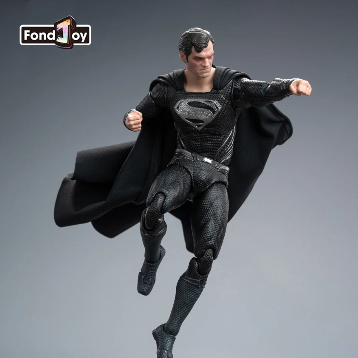 FondJoy Superman Action Figure 1/9 DC Justice League Black Superman 2.0 Anime Figurine Collection Model Joints Movable Toys Gift