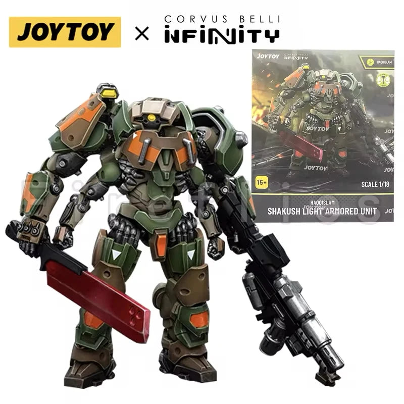 1/18 JOYTOY Action Figure Mecha Infinity Anime Model Nomads Gecko Squadron Shakush Light Armored Unit Anime Model Toy