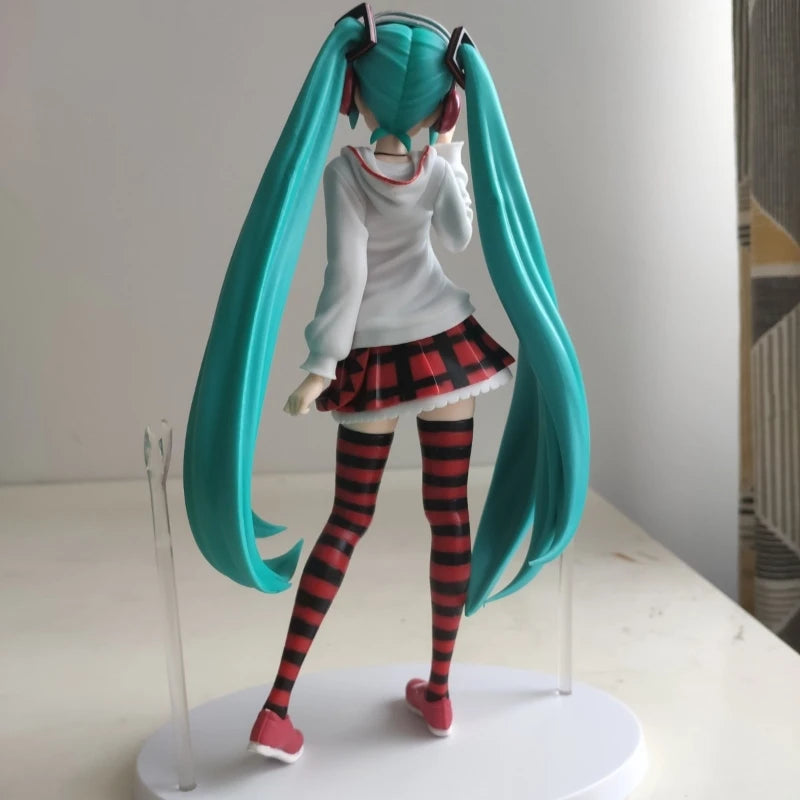 SEGA Original Genuine Project DIVA Arcade Future Tone Hatsune Miku SPM Figure Natural Ver 24cm Collections Model Figure Toy Gift