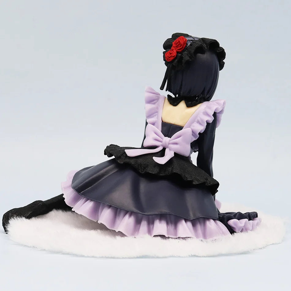 My Dress-Up Darling Two Anime Figure Standing And Sitting Black Maid Outfit Kitagawa Marin Action Figure Collection Model Toys