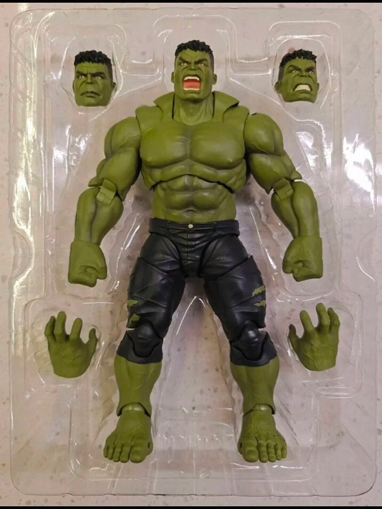 In Stock Bandai SHF Hulk Avengers 3 Action Figures Model Collection  Action Figure Model Gift for Kid Foam Box Packaging