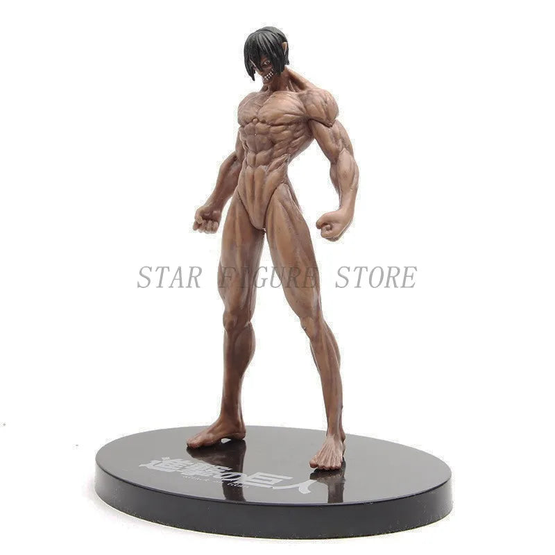 Attack on Titan Eren Levi Mikasa Action Figure Shingeki no Kyojin The Founding Titan Figurine Model Toys 15cm Desktop Ornaments