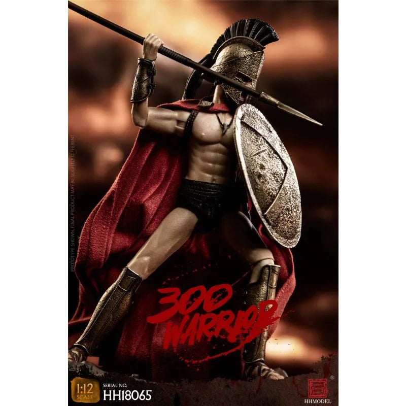 HHMODEL Original Spartan Warrior Sparta 300 Doujin 1/12 Movie Movable Doll Figurine Model Toy Ornament Collection Gift in Stock